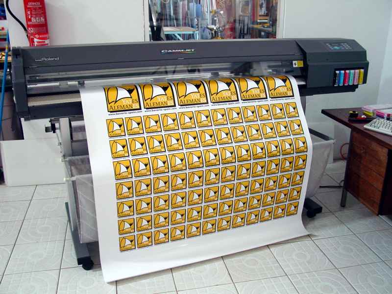 Bumper stickers digitally printed